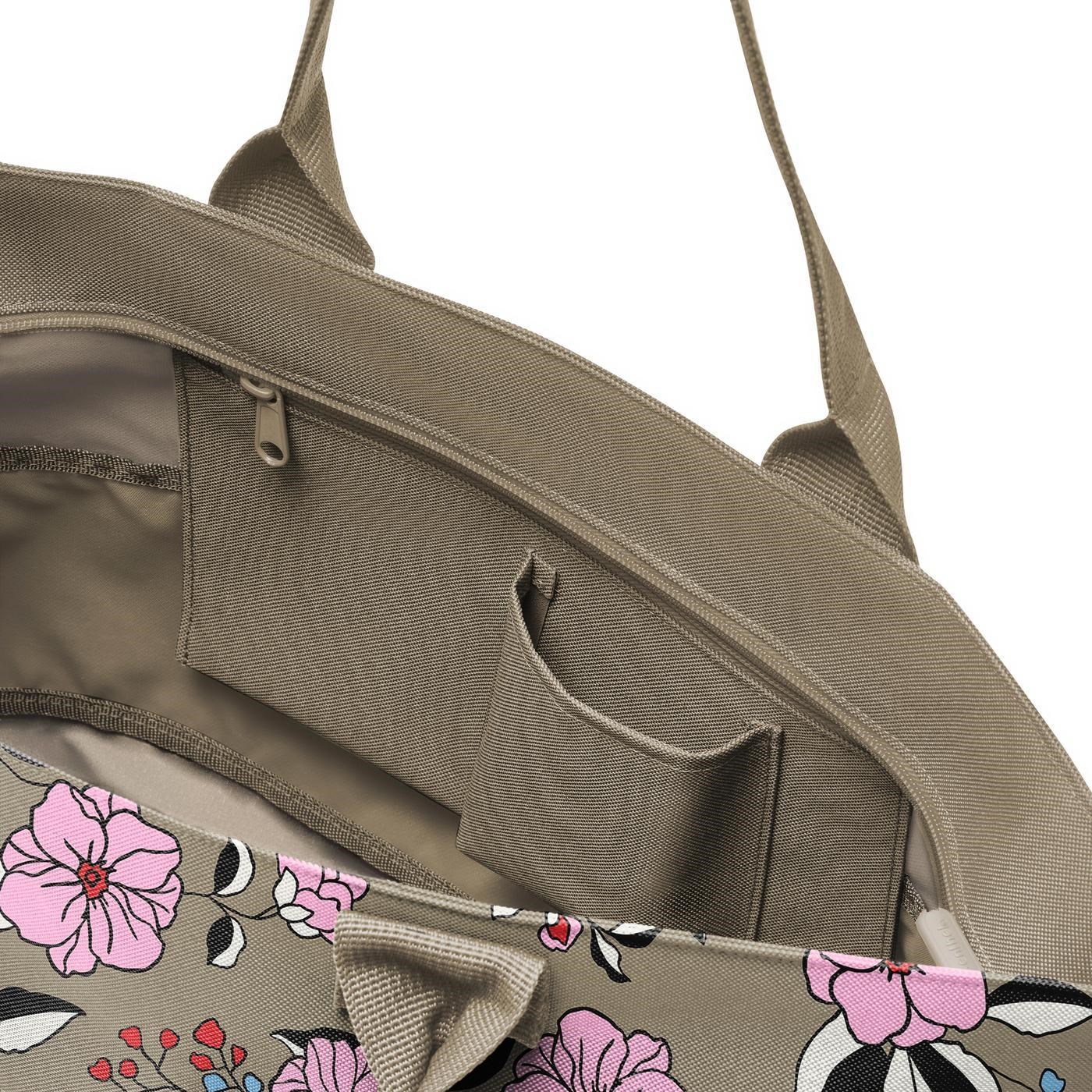 Chytrá taška přes rameno Shopper e1 garden taupe_1