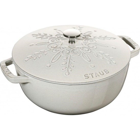 Hrnec STAUB 24 cm 3,6l La Marmite bílý lanýž_5