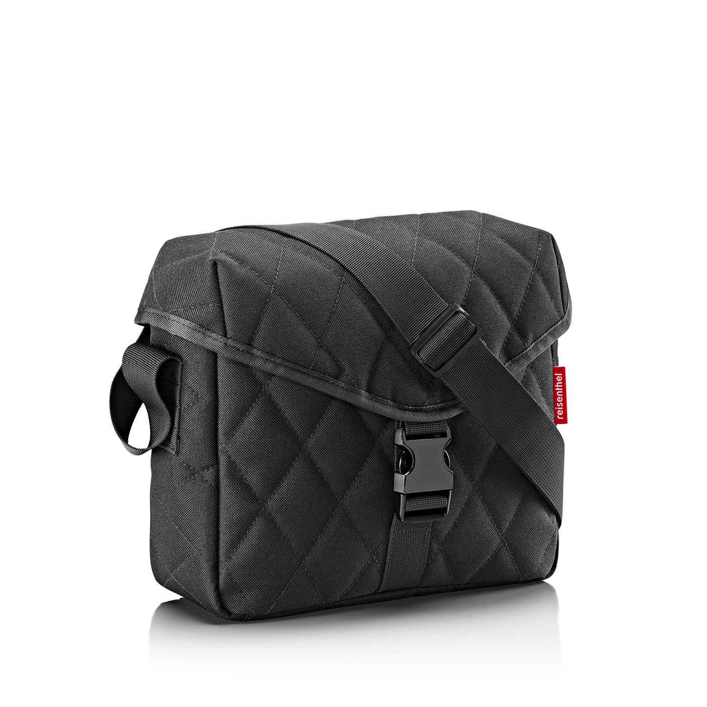 Taška přes rameno Saddle Bag M rhombus black_1