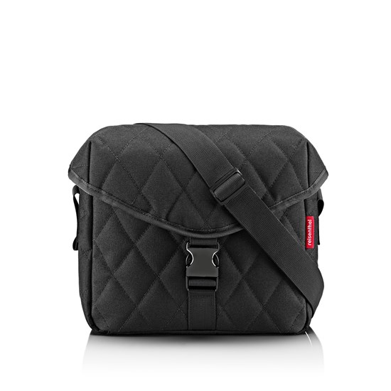 Taška přes rameno Saddle Bag M rhombus black_6