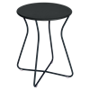 Odkládací stolek COCOTTE V.45 cm - Liquorice (černá, jemná struktura)_0