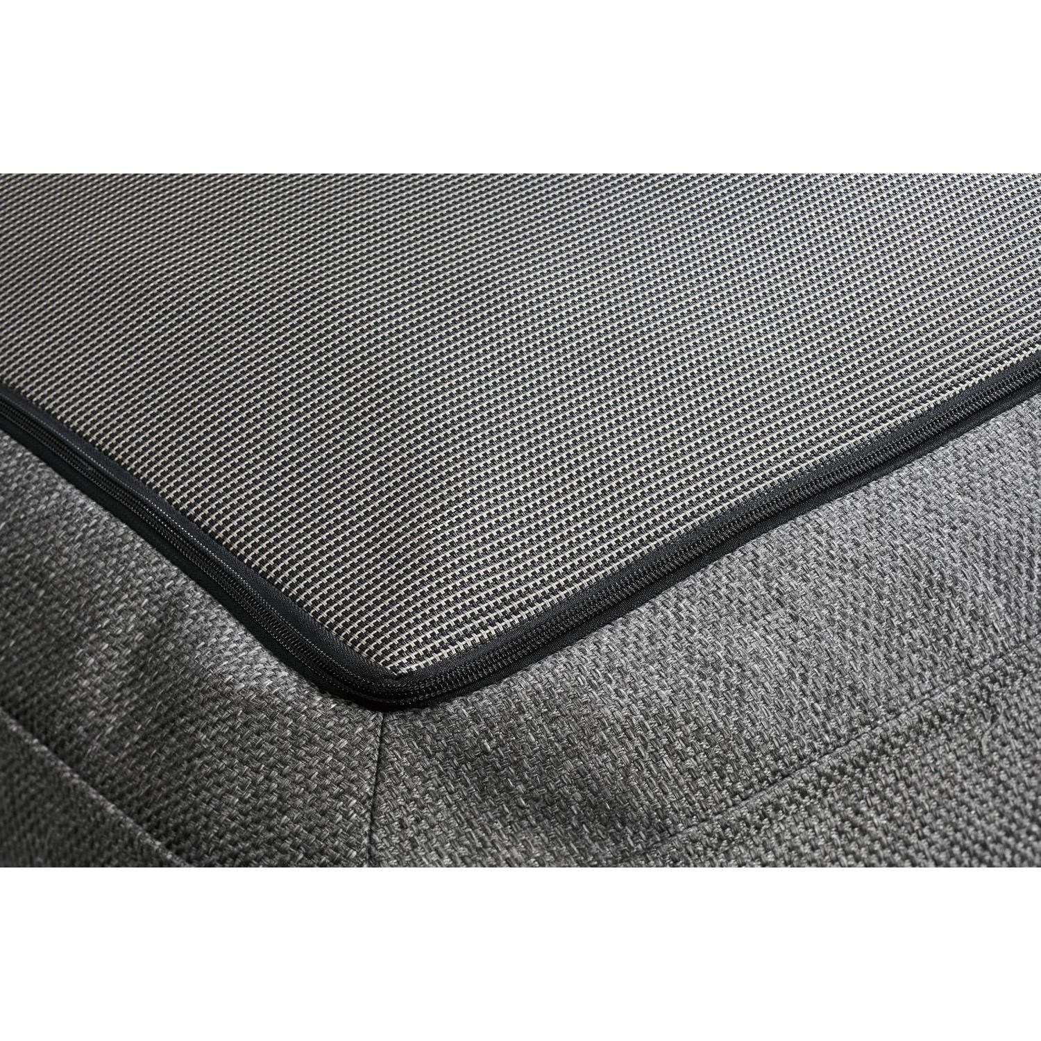 Jednomístný sedací díl GROW venkovní tm. šedá_4