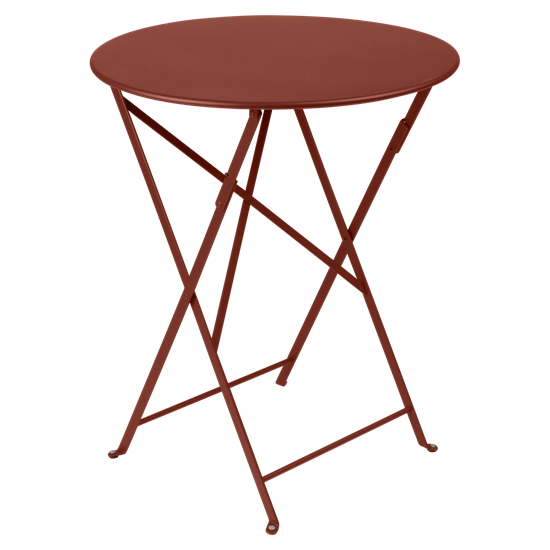 Skládací stolek BISTRO P.60 cm - Red ochre (jemná struktura)_0