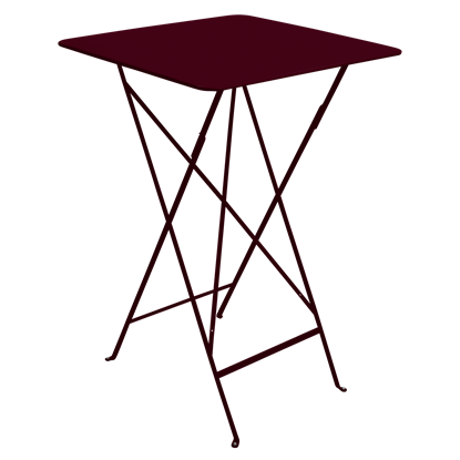 Skládací vysoký stolek BISTRO 71x71 cm - Black Cherry_0