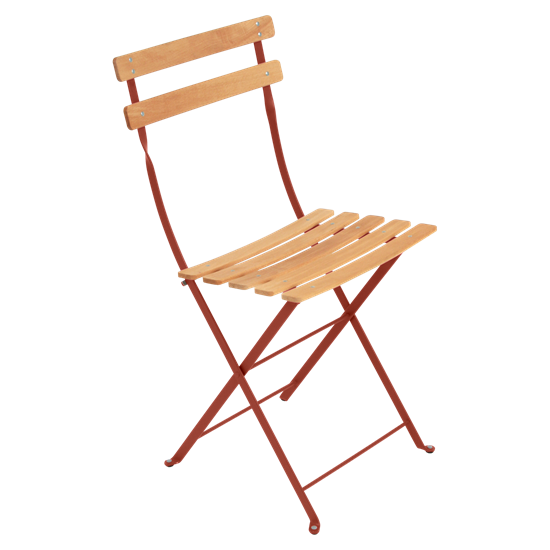 Skládací židle BISTRO NATURAL - Red Ochre_0