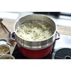 Hrnec STAUB  kulatý 26 cm červený s pařákem 5,2l_0