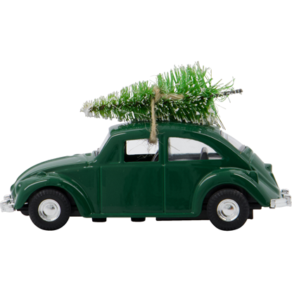 Vánoční dekorace autíčko MINI Xmas, zelené_0