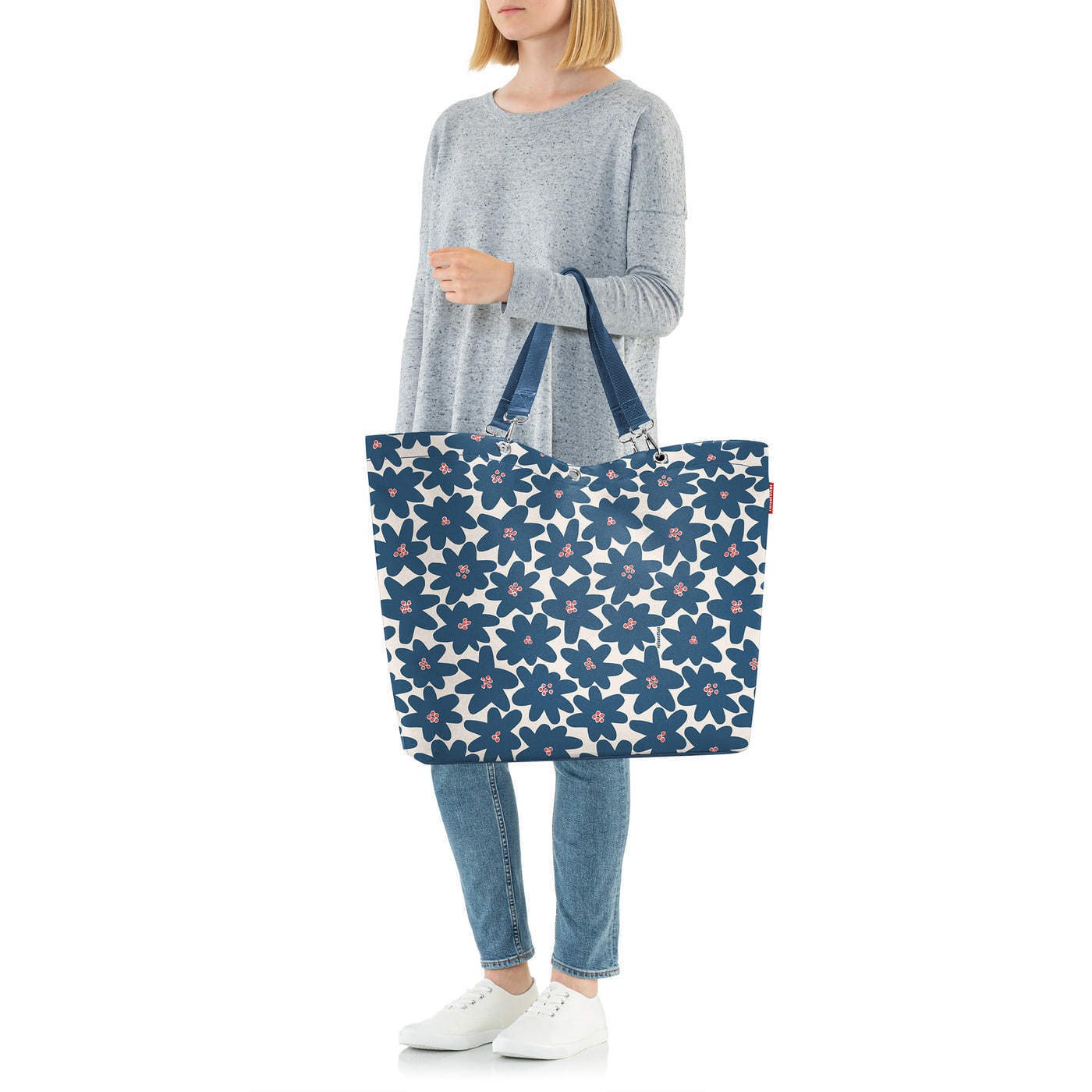 Taška přes rameno Shopper XL daisy blue_4