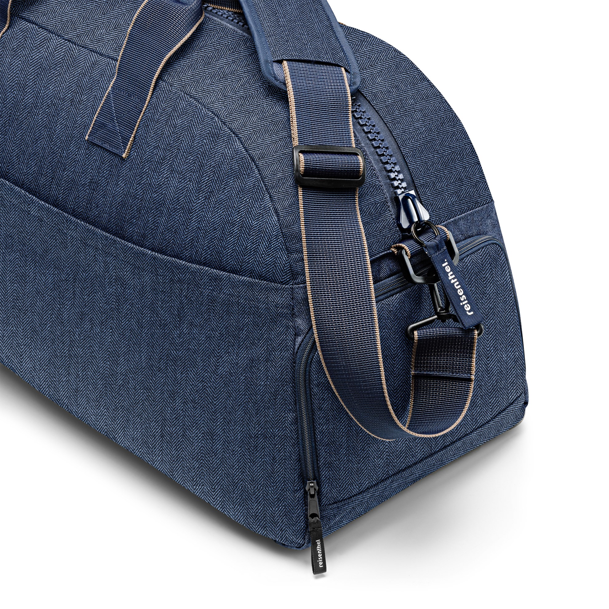 Cestovní taška Overnighter Plus herringbone dark blue_2