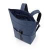 Batoh Rolltop Backpack herringbone dark blue_3