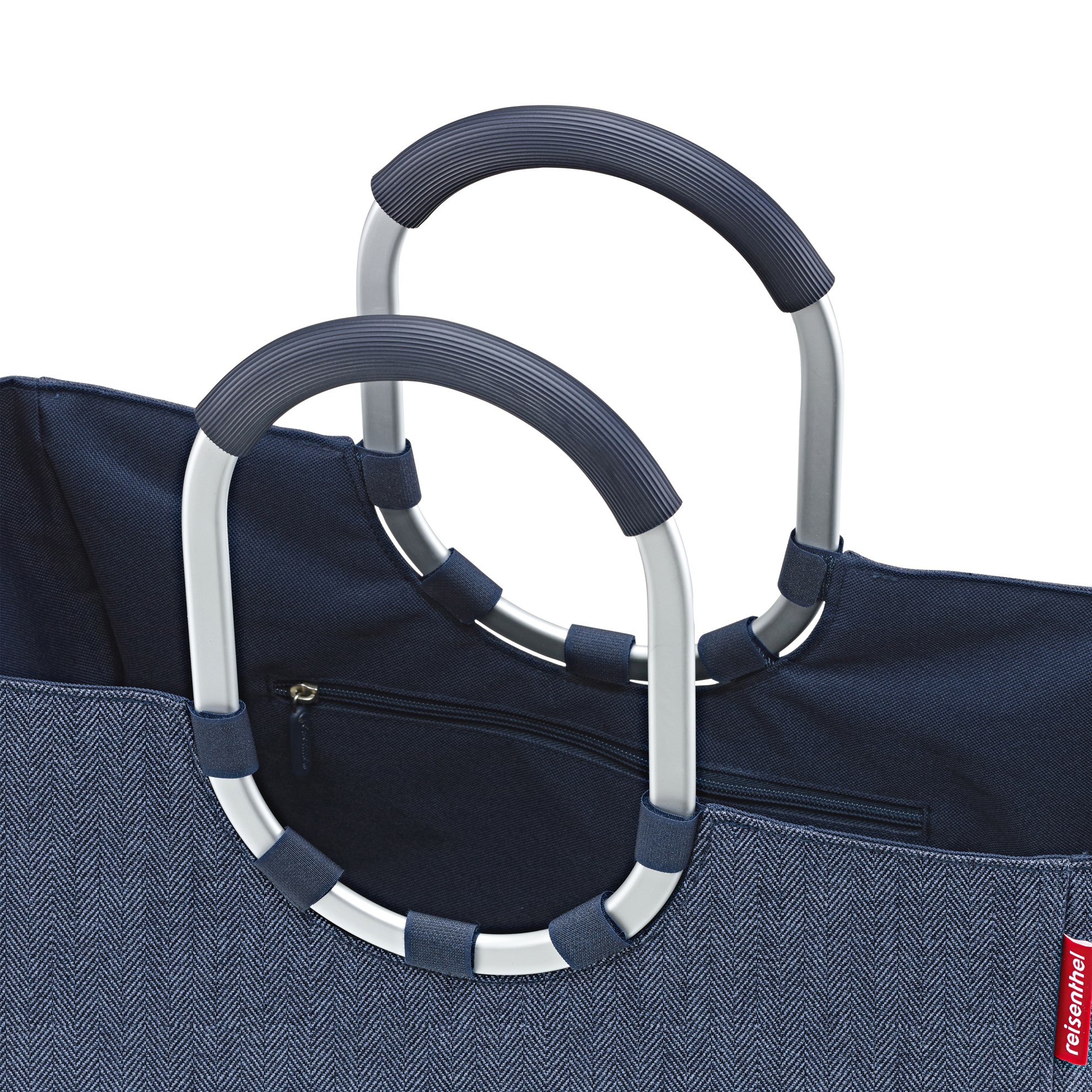 Módní taška Loopshopper L herringbone dark blue_2