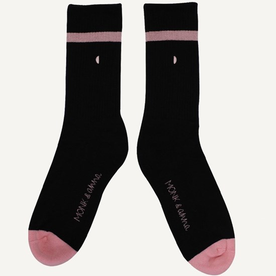 Ponožky Monk & Anna SPORT 35-38 black + bloom_0
