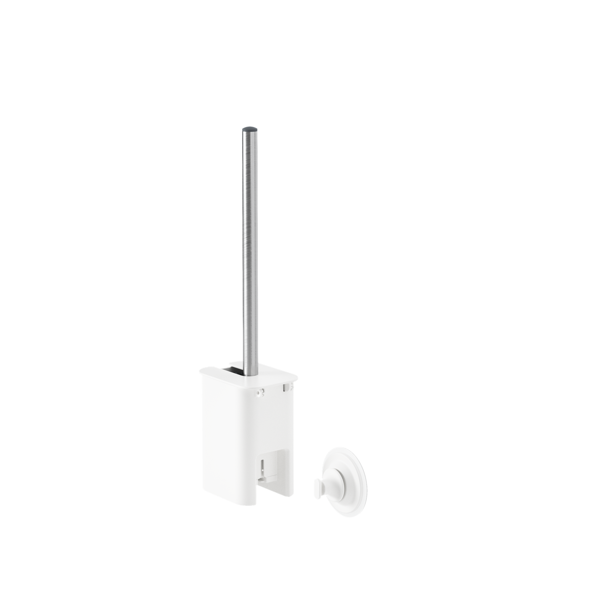 Nástěnný WC kartáč FLEX ADHESIVE bílý_5