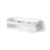 Koupelnová polička FLEX ADHESIVE 33 cm bílá_0