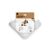 Nástěnná rohová polička FLEX ADHESIVE bílá_6