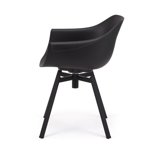 Jídelní židle SWIVEL, černá_0