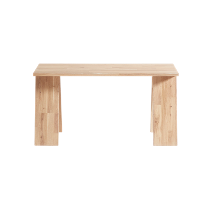 Dřevěná lavice ANGLE 90 cm, přírodní dub_3