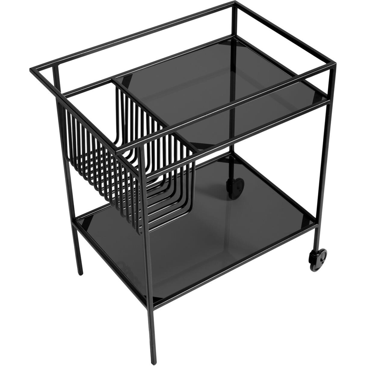 Odkládací/konferenční stolek DENVER 60 x 40 cm, černý_1