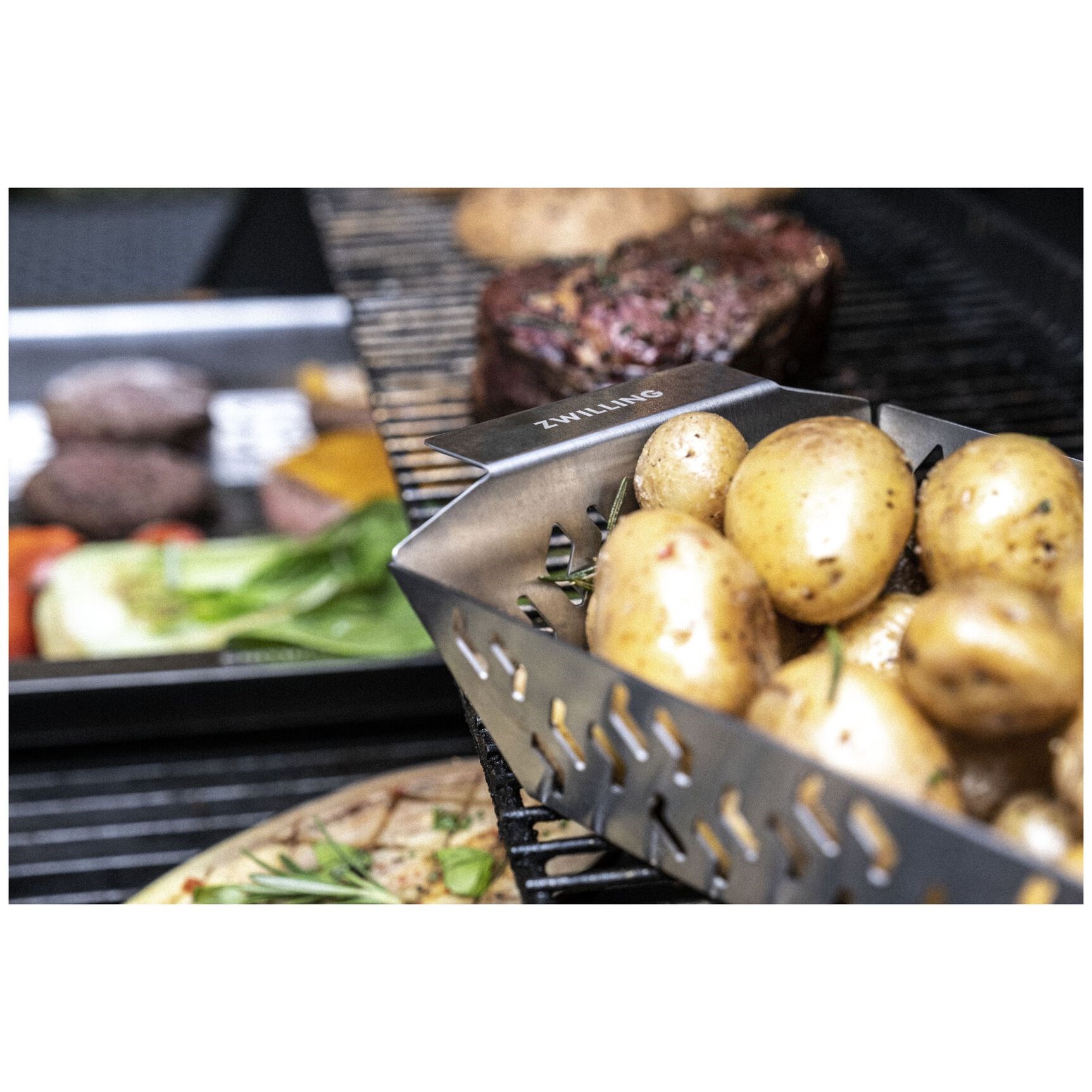 Grilovací nerezový koš S ZWILLING TWIN BBQ 25x15cm_3