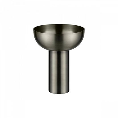 Nerezová váza MIYABI V. 17cm kovově šedá_2