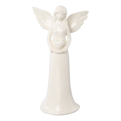 Porcelánový anděl ANNA V. 18,5cm bílý_0