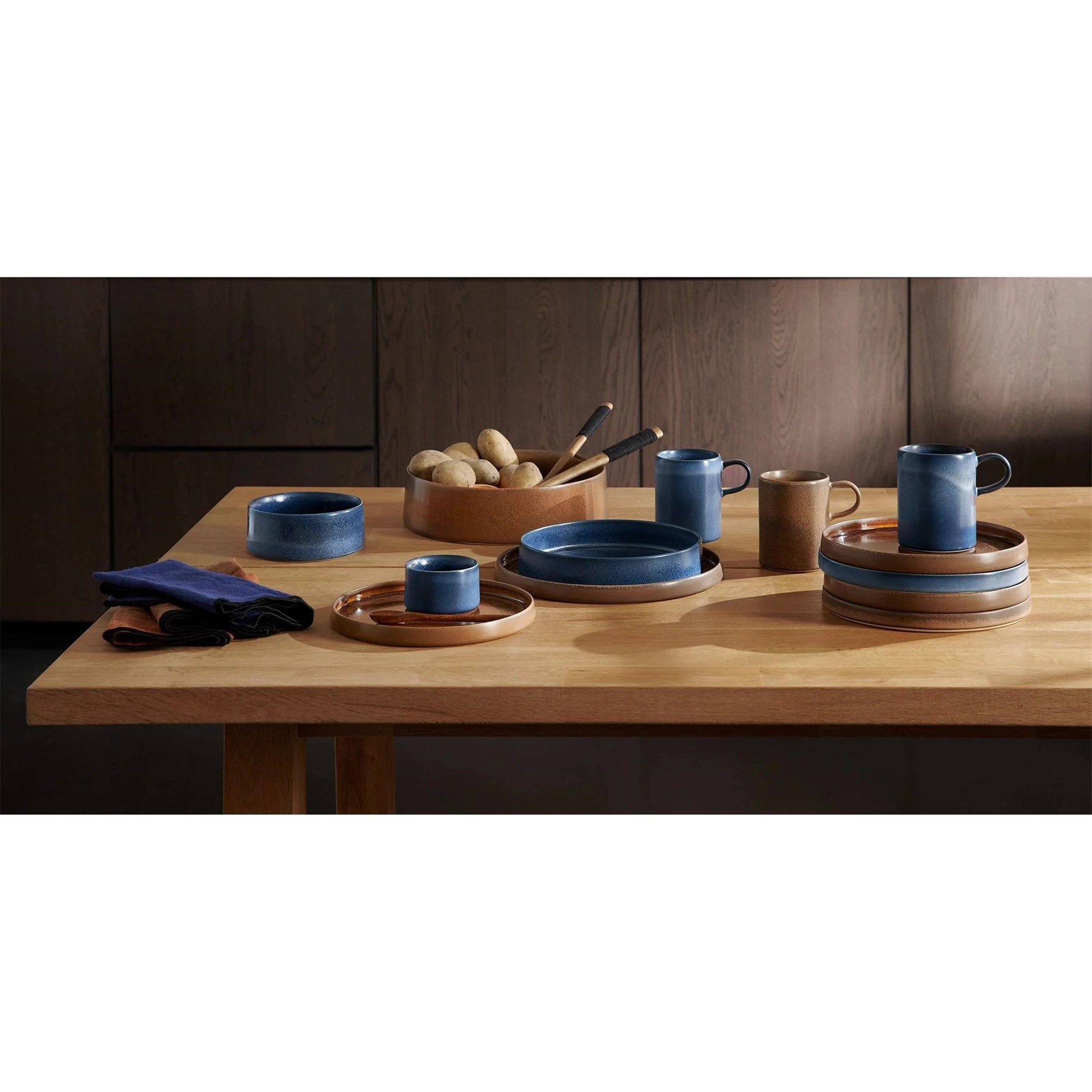 Hluboký talíř FORM´ART 21 cm modrý_2