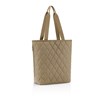 Taška Classic Shopper M rhombus olive_3