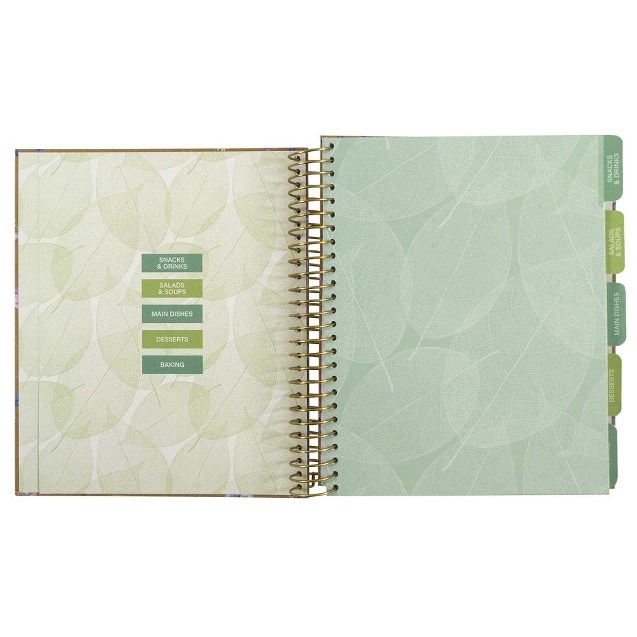 Sešit na recepty 19x22 cm Kraft-Blümche_3