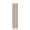 LED dekorační svíčka FLAMME STRIPE SET/2ks V.25cm béžová_0