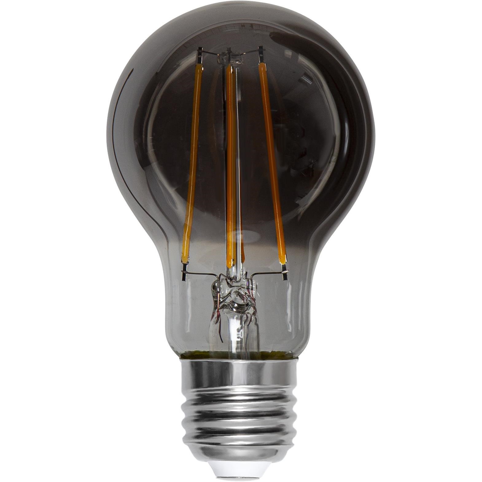 LED žárovka E27 A60 3 stupně intenzity svícení - černá_0
