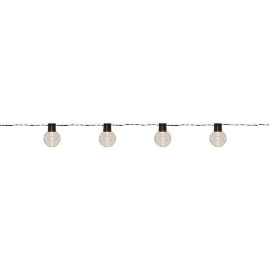 Venkovní LED světelný řetěz PARTAJ 16xLED D.4,5m, černý_0