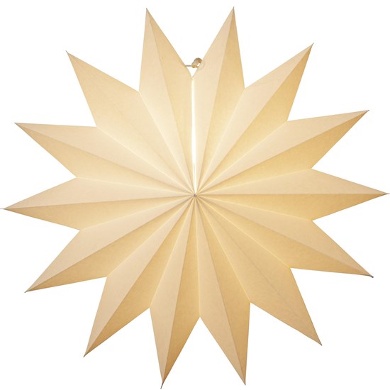 Papírová hvězda PLAIN P. 60cm bílá, bez světelného zdroje (083-00)_0