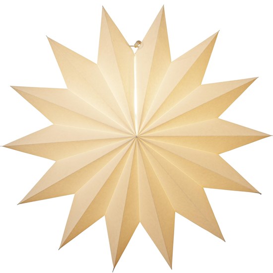 Papírová hvězda PLAIN P. 60cm bílá_1