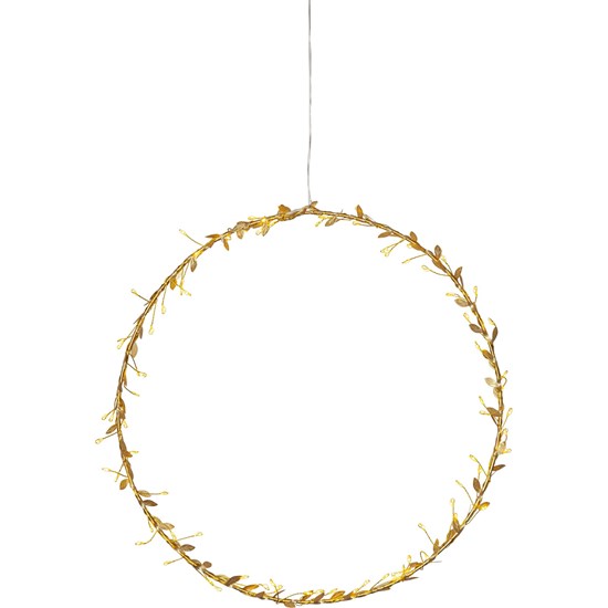 Závěsný svítící věnec WINNY 80x LED P. 38cm zlatý_0
