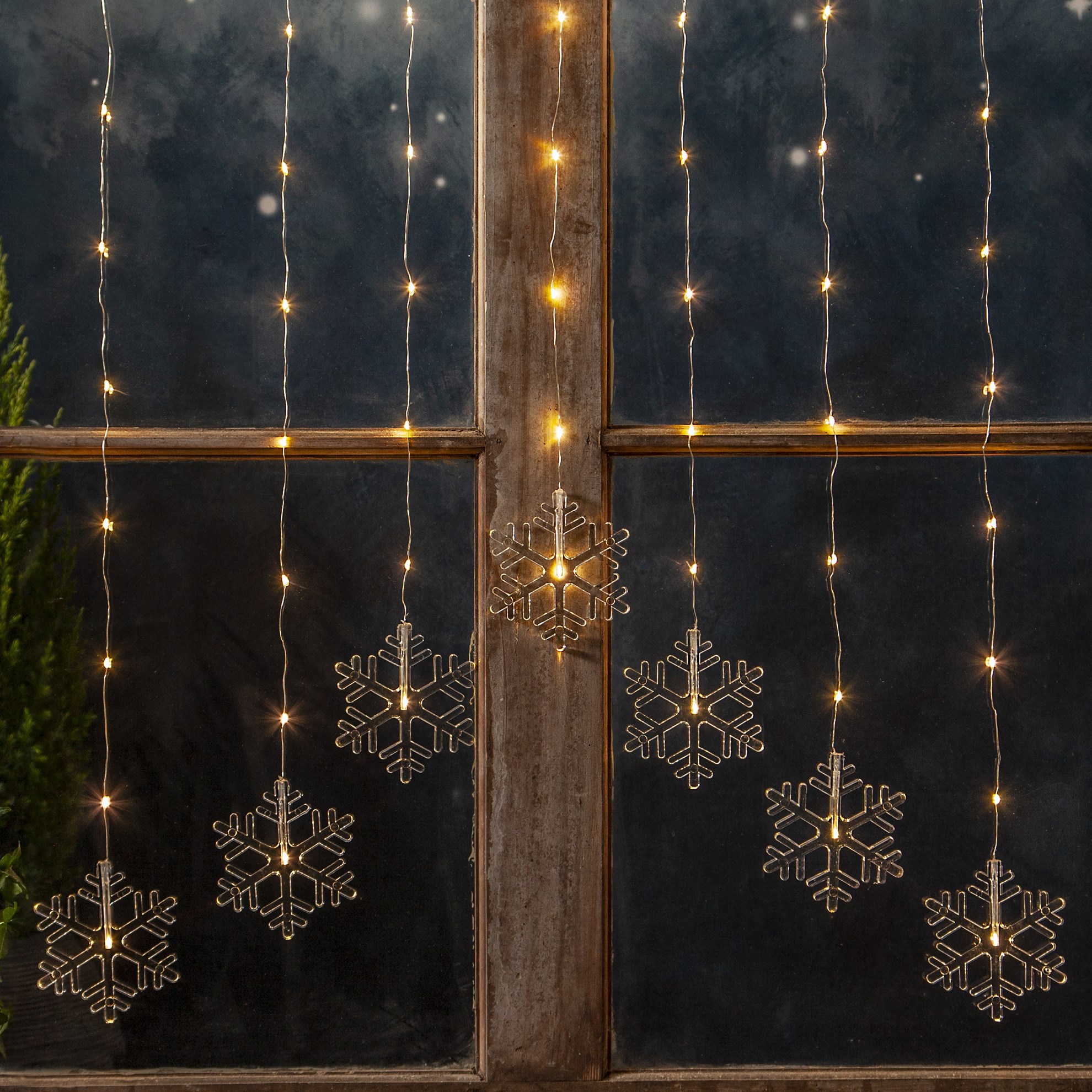 Dekorační závěsné osvětlený SNOWFLAKE 47xLED D. 60cm_0