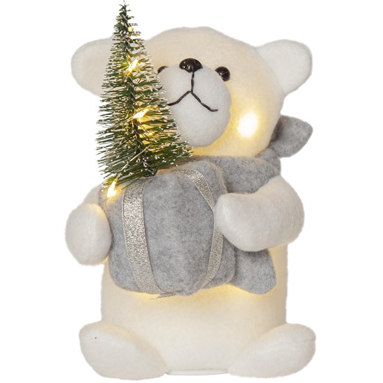 LED světelná dekorace JOYLIGHT 9xLED V. 20cm, bílá_0