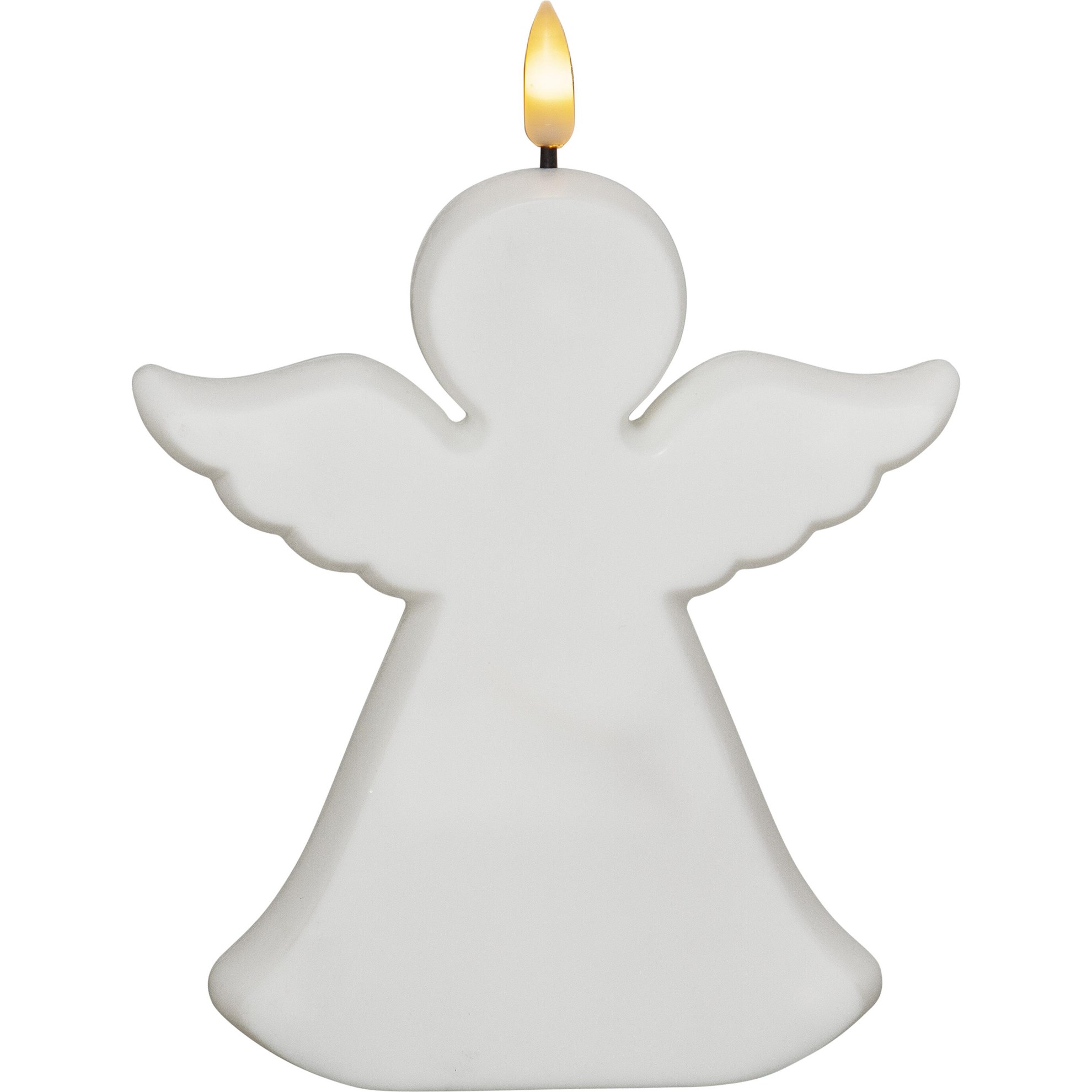 LED dekorační svíčka ANGEL V. 18 cm, bílá_1