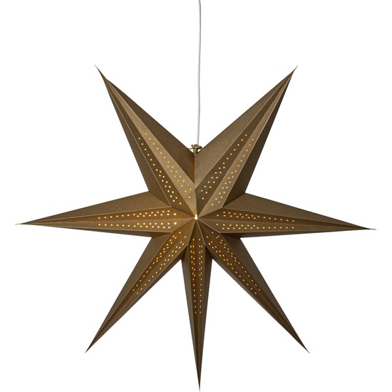 Vánoční papírová hvězda Point, P.60 cm, zlatá, bez světelného zdroje (083-00)_1