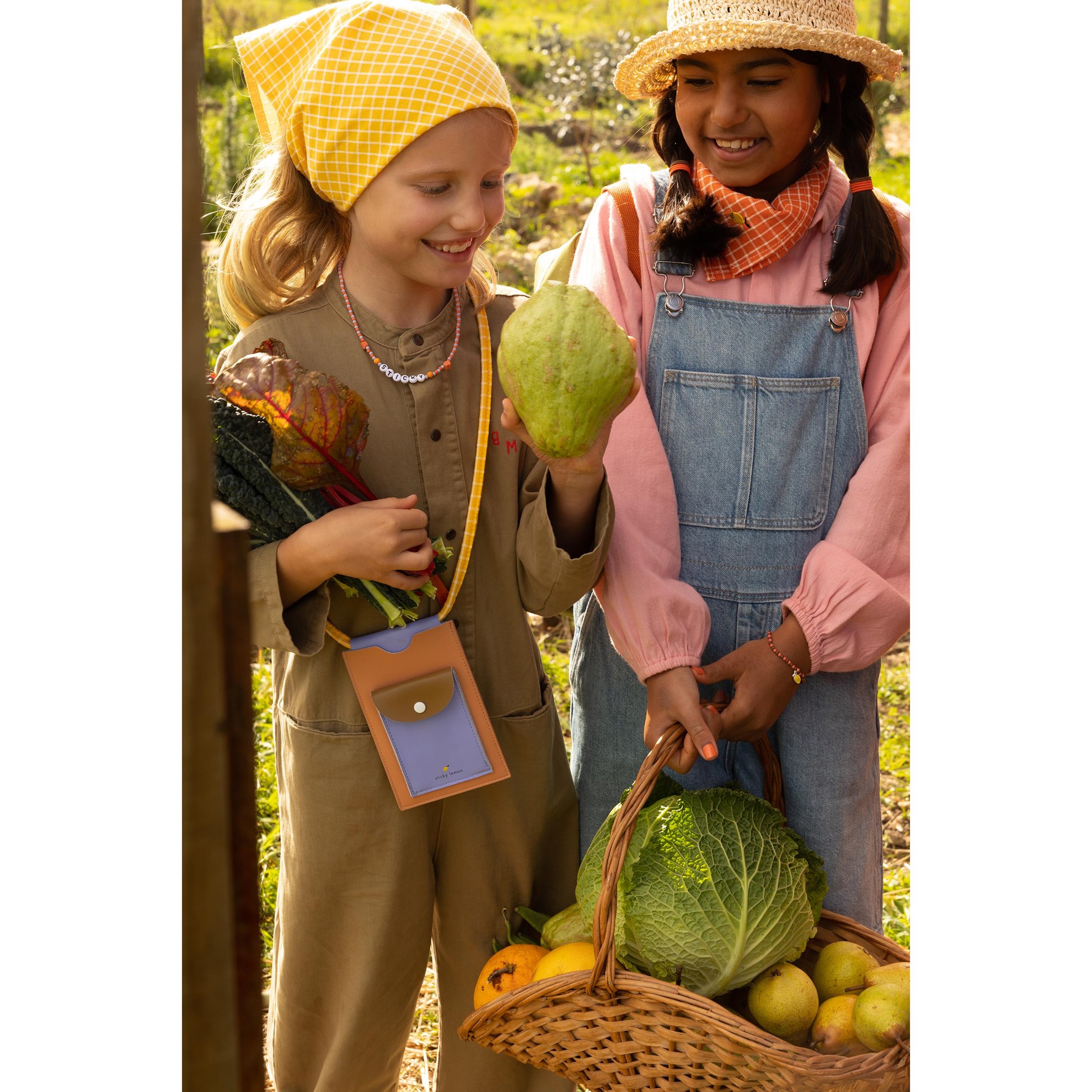 Pouzdro na telefon XL Sticky Lemon FARMHOUSE harvest moon_4