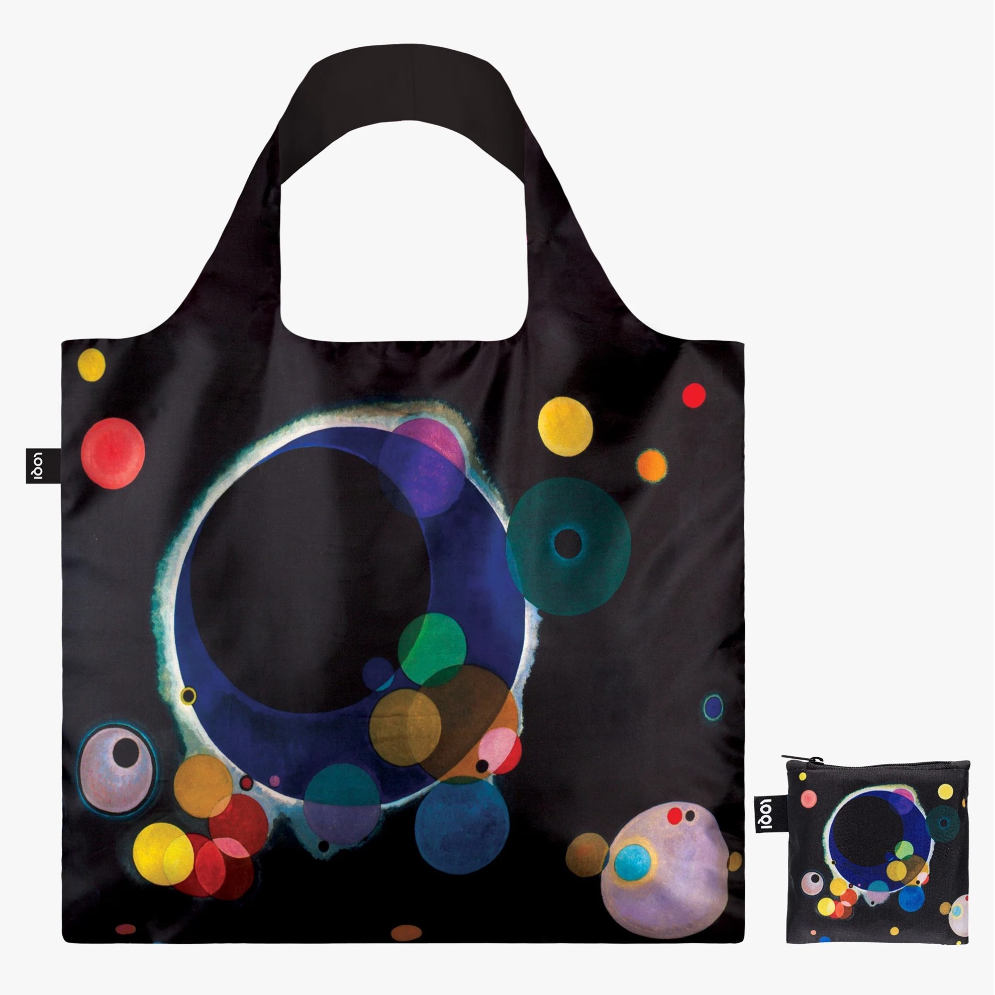 LOQI skládací taška - Museum - Several Circles - WASSILY KANDINSKY_2