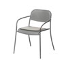 Venkovní sedák na židli YUA 39x34 cm šedý_1