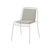 Venkovní sedák s opěrkou na židli YUA 66x39 cm šedý_0