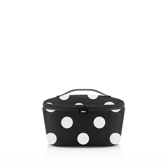 Termobox Coolerbag S pocket dots white_2