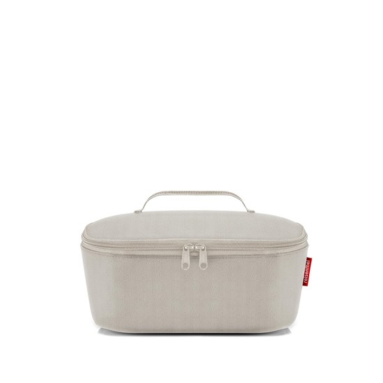 Termobox Coolerbag M pocket herringbone sand_2