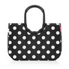 Módní taška Loopshopper L frame dots white_2