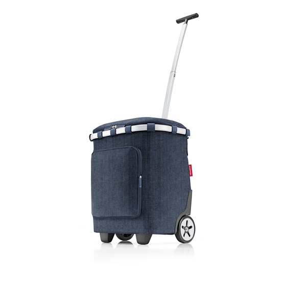 Taška na kolečkách Carrycruiser plus herringbone dark blue_4