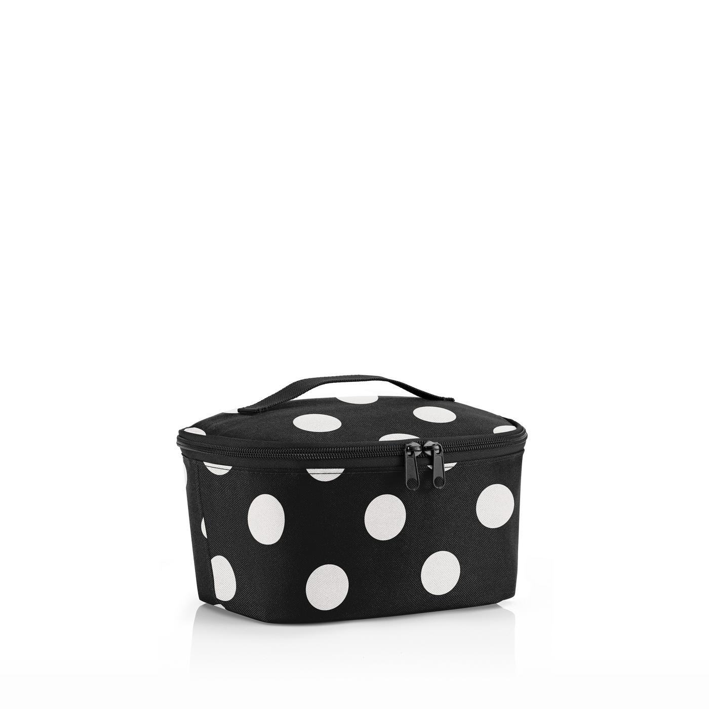 Termobox Coolerbag S pocket dots white_1