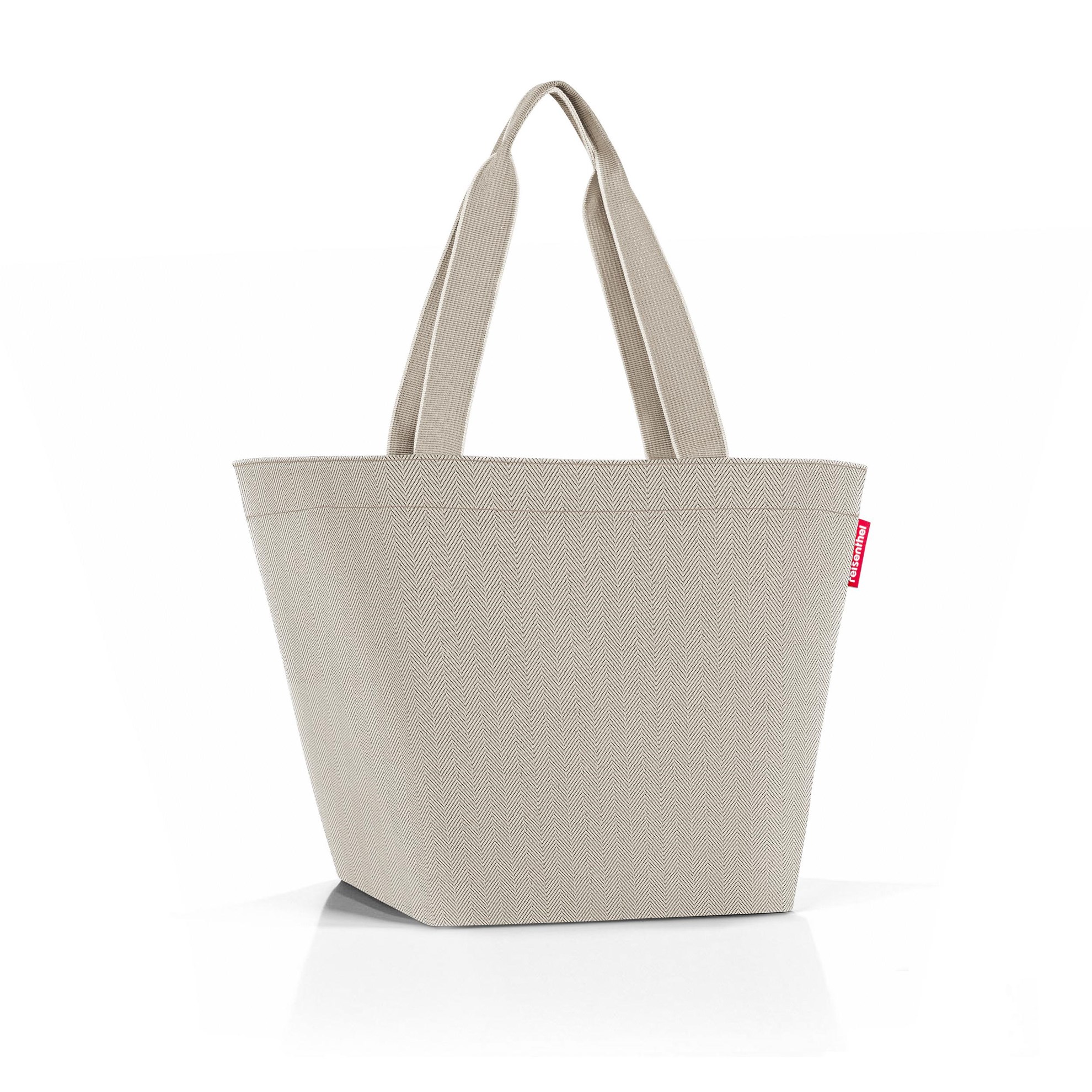 Taška přes rameno Shopper M herringbone sand_1