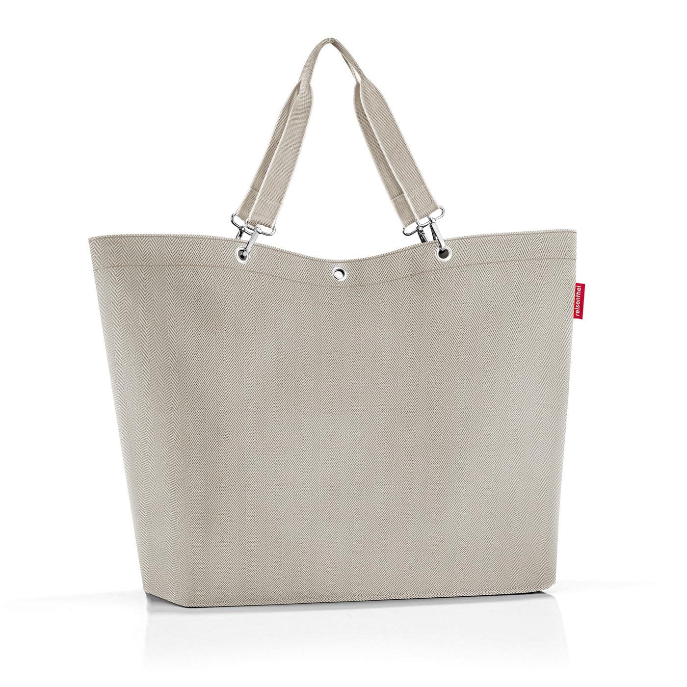 Taška přes rameno Shopper XL herringbone sand_1