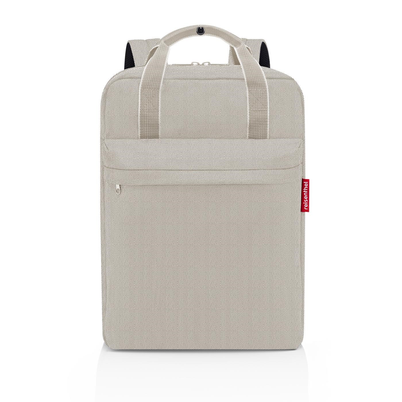 Batoh Allday Backpack M herringbone sand_1